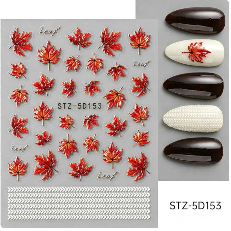 Winter Festival Nail Stickers